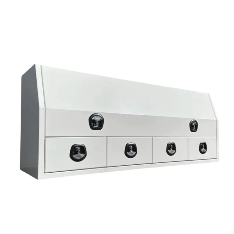 Caja de herramientas de apertura lateral de aluminio