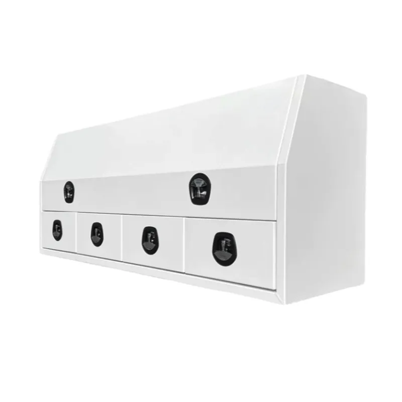 Caja de herramientas de apertura lateral de aluminio