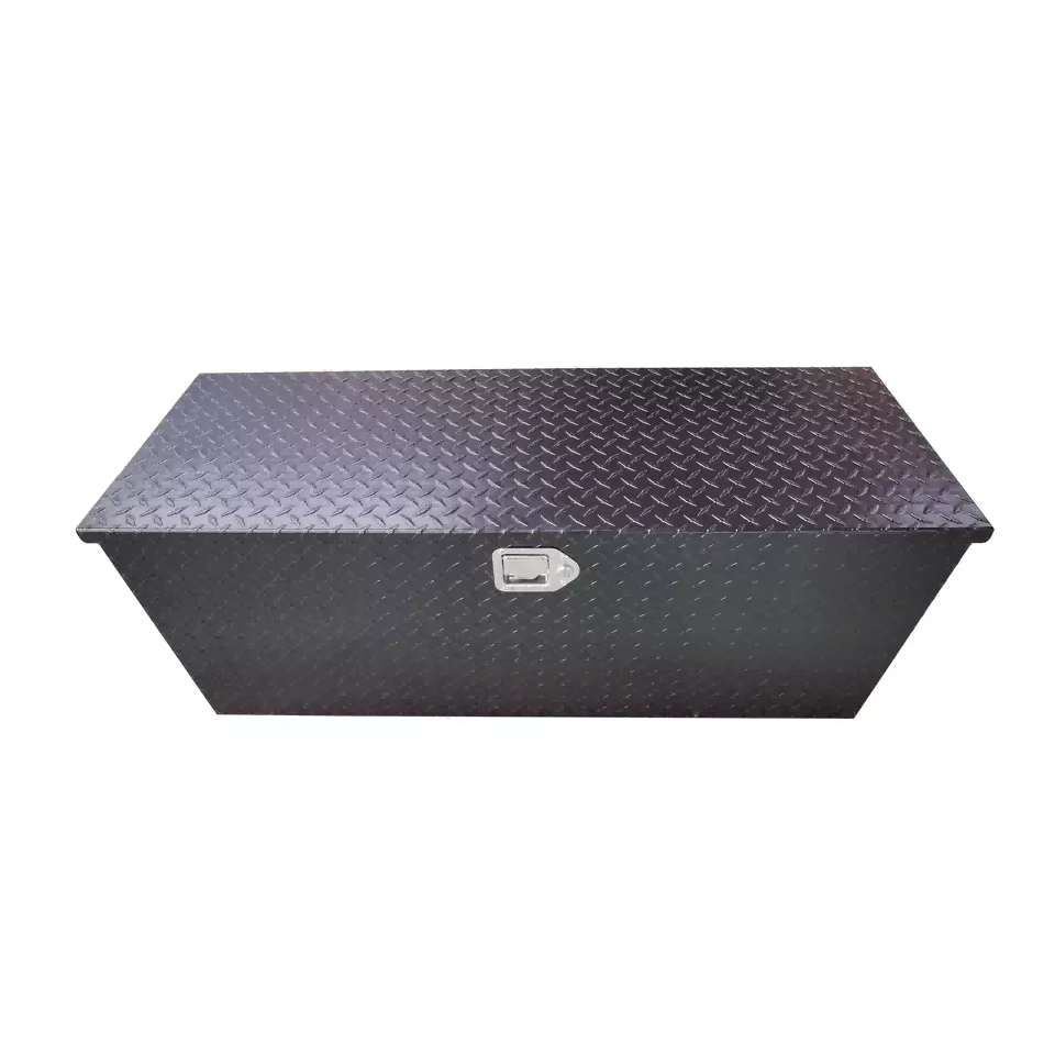 Cajas de herramientas para camiones con apertura superior y Black Power Spraying