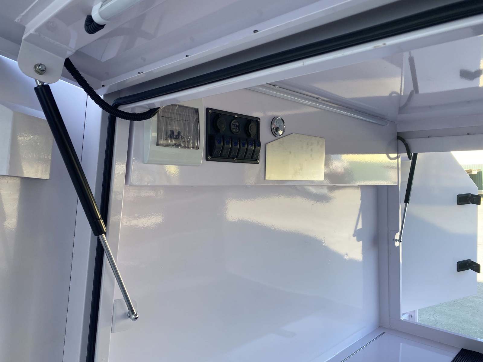 Remolque comercial grande de un solo eje