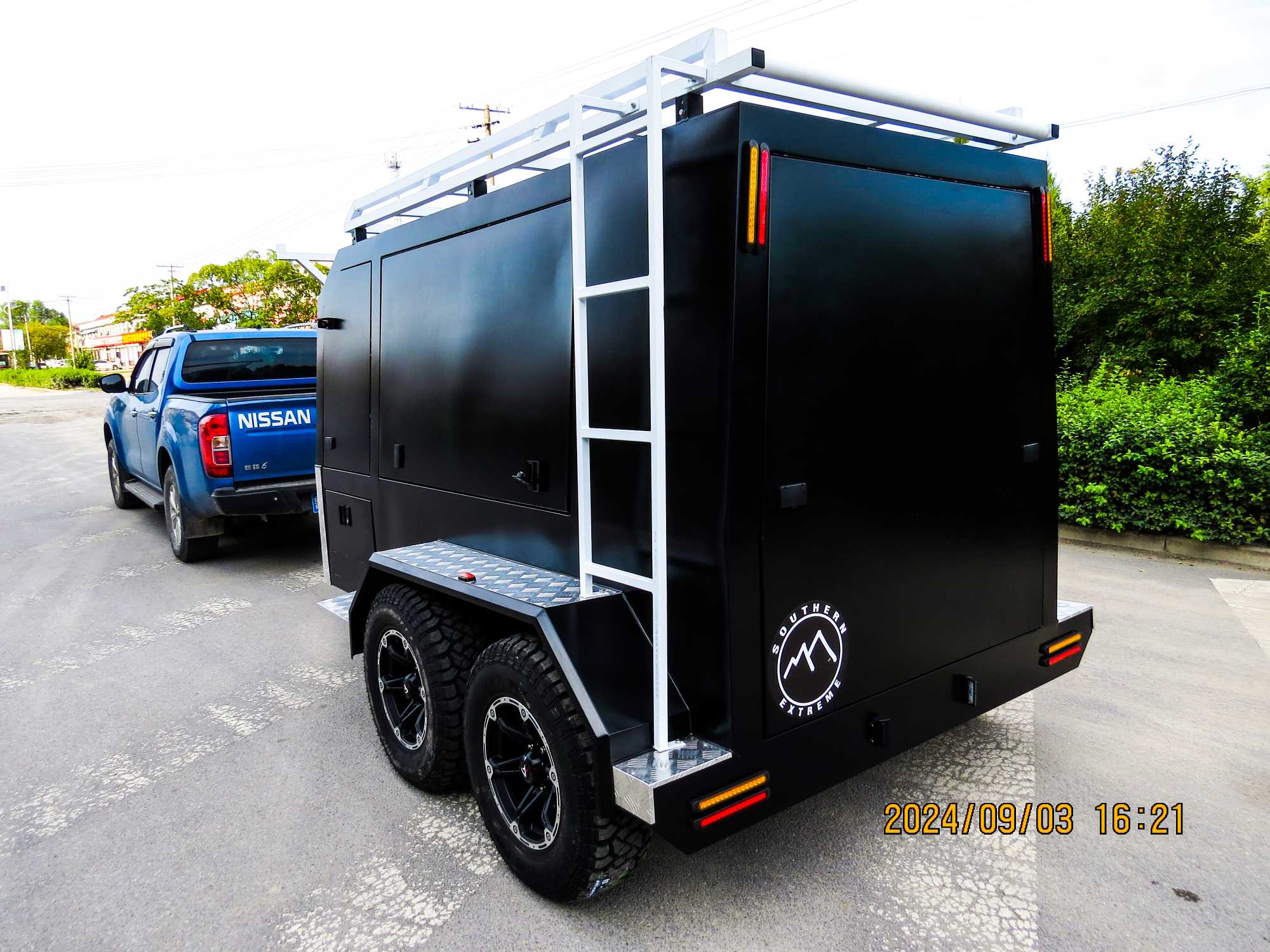 Remolque comercial de doble eje