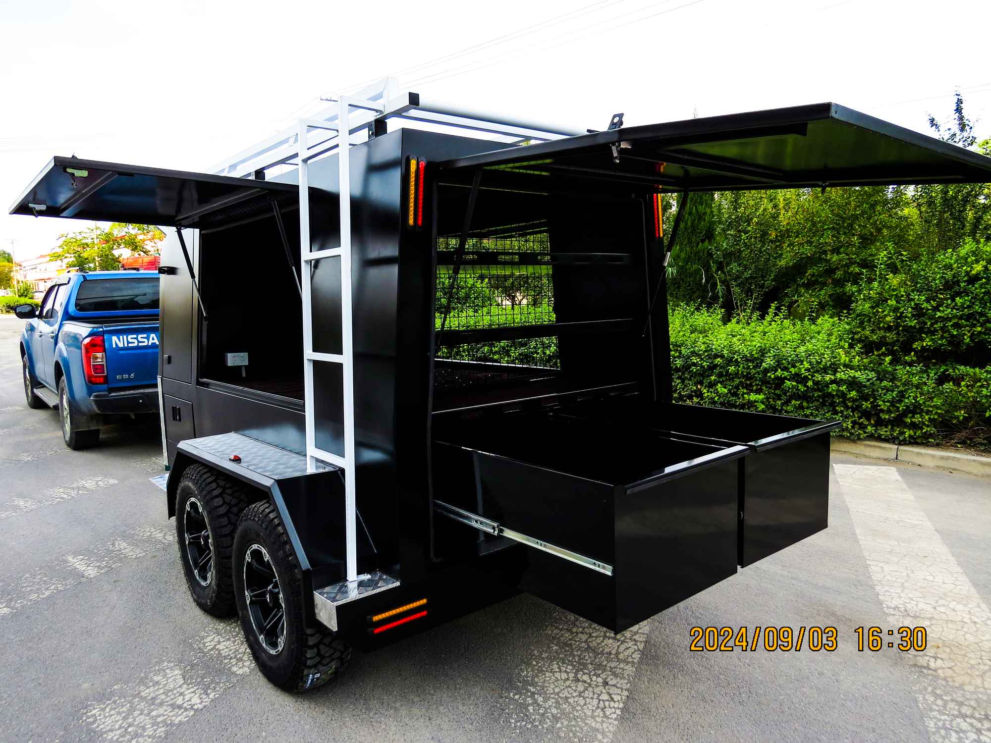 Remolque comercial de doble eje